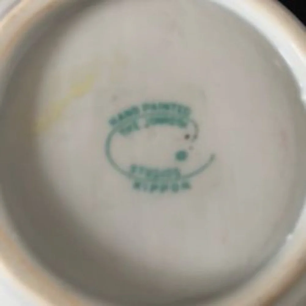 Floral Pink Ceramic Serving Bowl - Hand-Painted Design